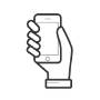 payments-hand Person holding a smartphone with a payment app open.
